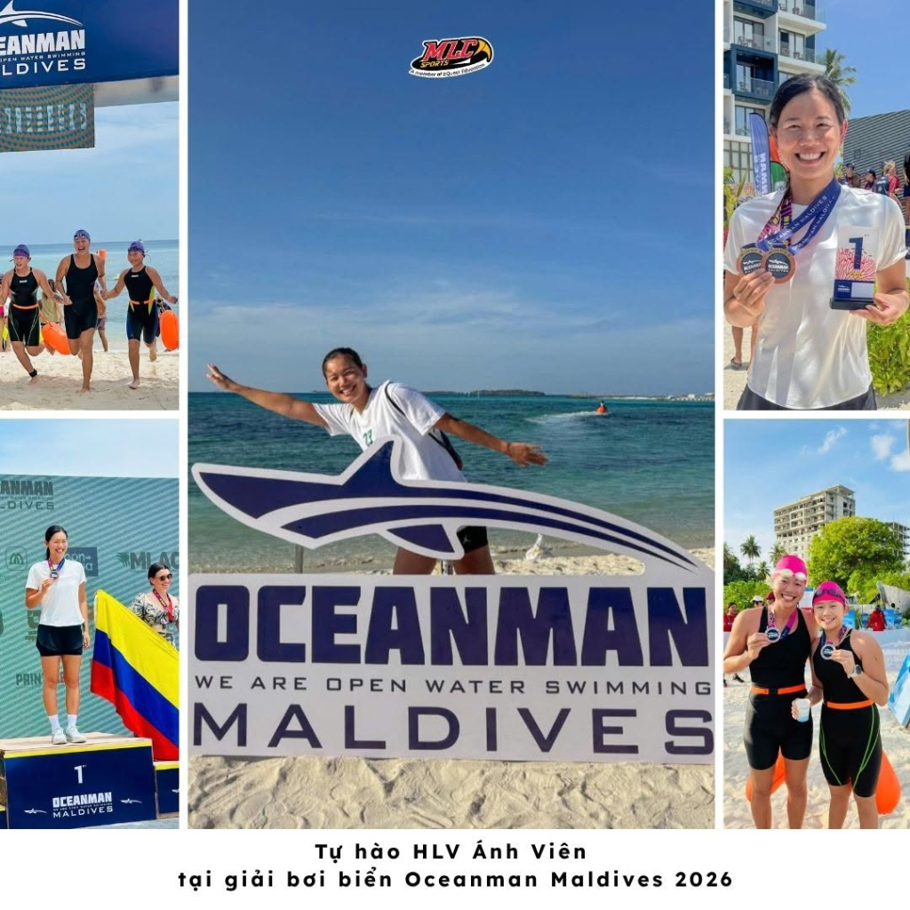 CẢM HỨNG MẠNH MẼ TỪ LOẠT GIẢI VÔ ĐỊCH CỦA HLV ÁNH VIÊN TẠI OCEANMAN MALDIVES 2026