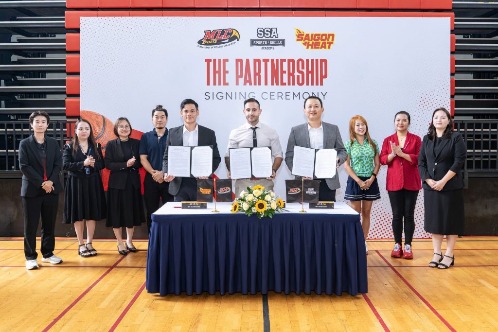 LỄ KÝ KẾT HỢP TÁC GIỮA MLC SPORTS CÙNG SSA – SPORTS SKILLS ACADEMY VÀ SAIGON HEAT