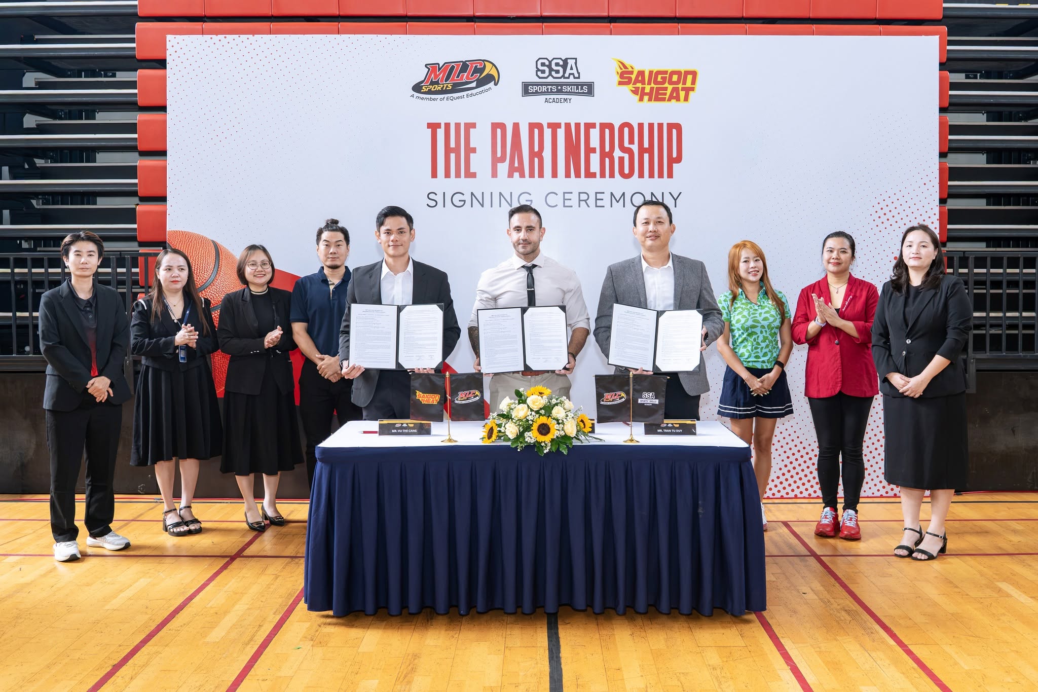LỄ KÝ KẾT HỢP TÁC GIỮA MLC SPORTS CÙNG SSA – SPORTS SKILLS ACADEMY VÀ SAIGON HEAT